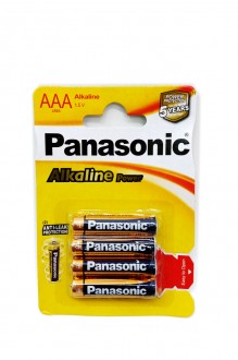 Батарейки Alkaline AAA Panasonic LR03 (4 шт.) арт. 147995