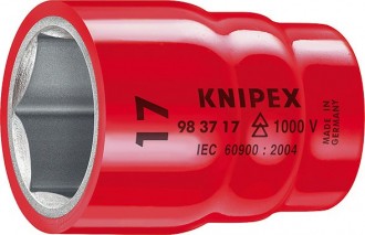 Головка торцевая диэлектрическая с посадкой 1/2" KNIPEX 98471 1000V, 1" (KN-98471)