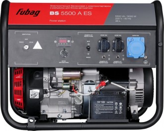 Электростанция бензиновая FUBAG BS 5500 А ES с возможностью автоматизации (838203)