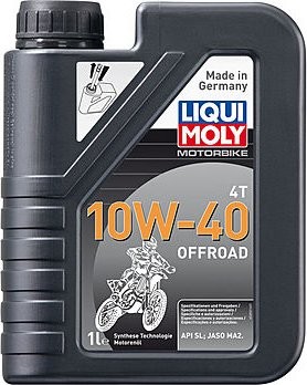 Масло для мотоциклов LIQUI-MOLY SAE 10W40 Motorbike 4T Offroad 1 л 3055 синтетическое (3055)