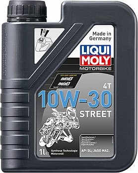 Масло для мотоциклов LIQUI-MOLY SAE 10W30 Motorbike 4T Street 1 л 2526 синтетическое (2526)